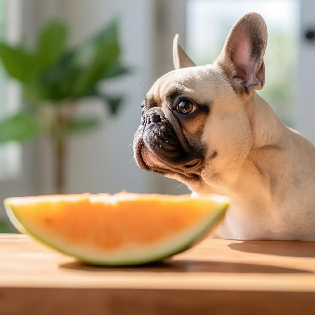 Can French bulldogs eat cantaloupe?