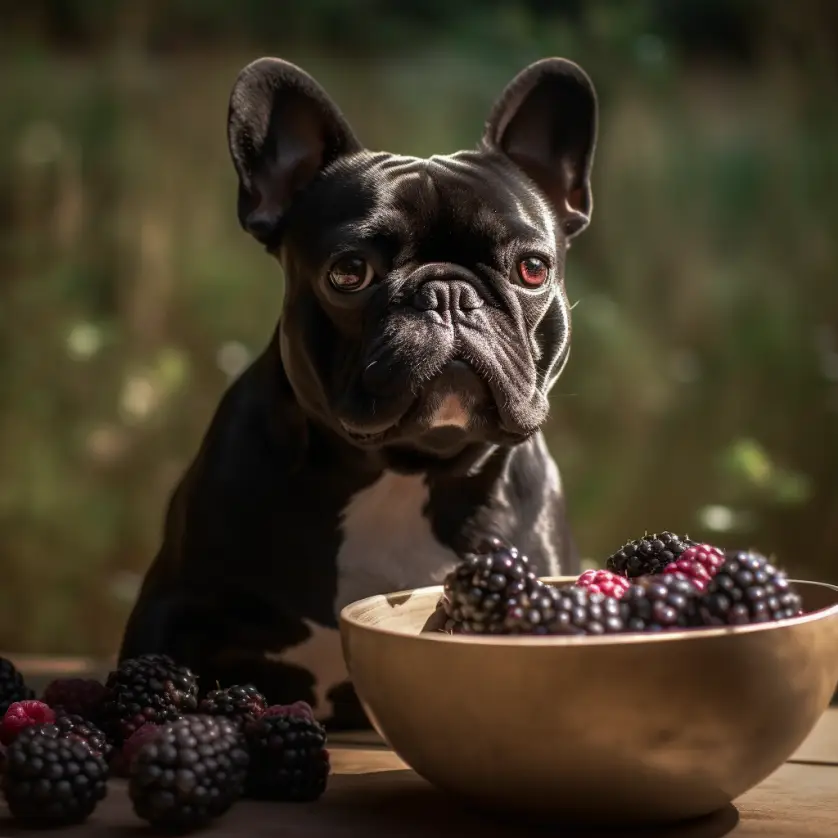 can French Bulldogs eat blackberries?