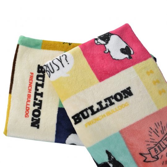 Thickened Fleece French Bulldog Printed Blanket