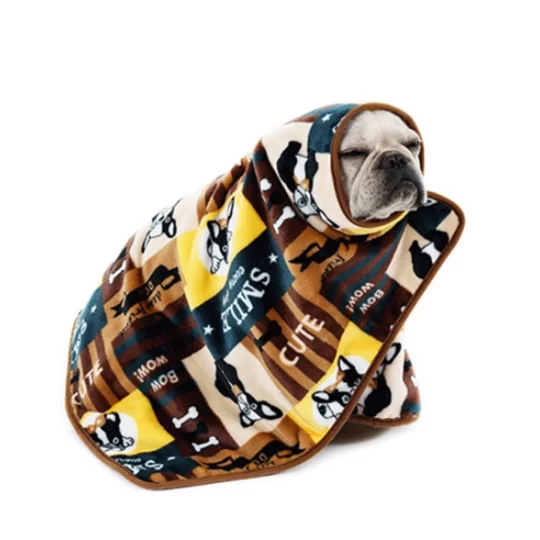 Fleece Frenchie Blanket