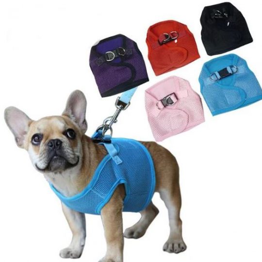 French Bulldog Mesh Breathable Harness