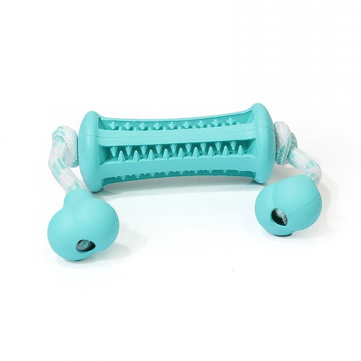 French Bulldog Tooth Cleaning Chew Toy light blue