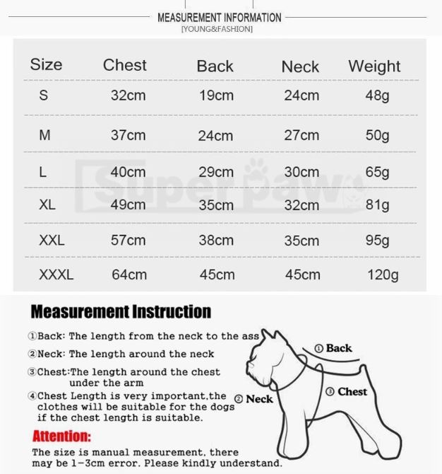 bear hoodie sizes